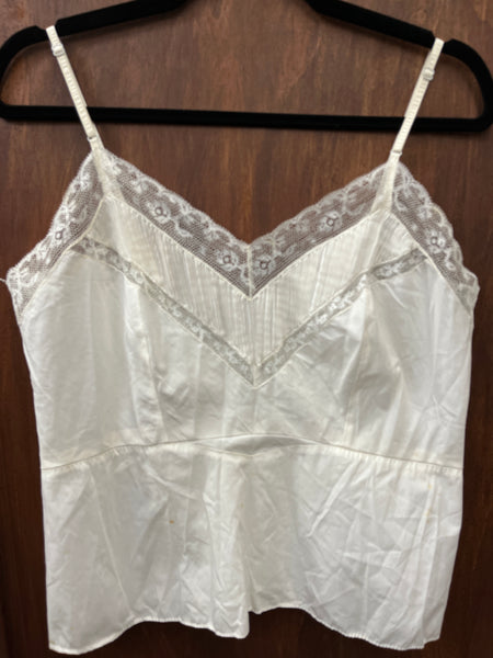 1940s LINGERIE- cotton camisole AS IS