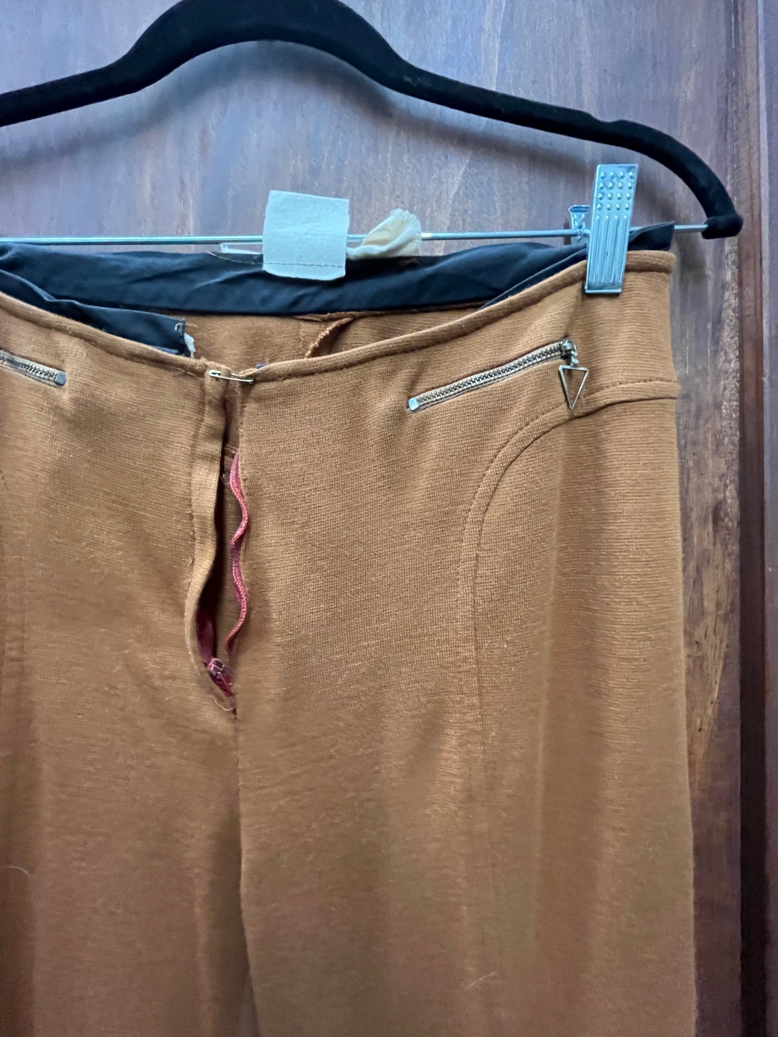 1970s brown slacks AS IS